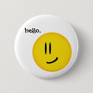 "Hallo knop Ronde Button 5,7 Cm