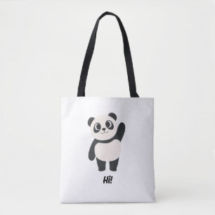 Hallo Knuffelende Waving Panda Beer Schoudertas  Draagtas
