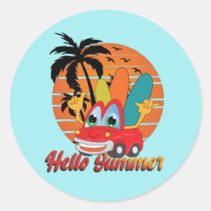 Hallo Koel Ronde Sticker