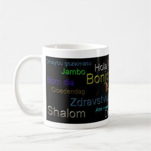 hallo - Koffiebeker, Beverage, Taal Koffiemok