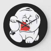 HALLO KOKORO Chow dog Grote Klok (Voorkant)