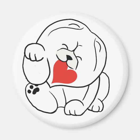 HALLO KOKORO Chow Magnet Magneet (Voorkant)