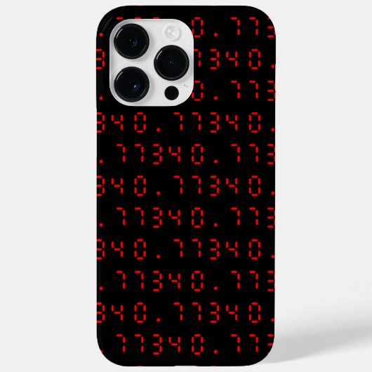 HALLO LED-calculator | 0,7734 Case-Mate iPhone Case (Achterkant)