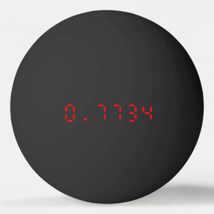 HALLO LED-calculator 0,7734 Pingpongballen