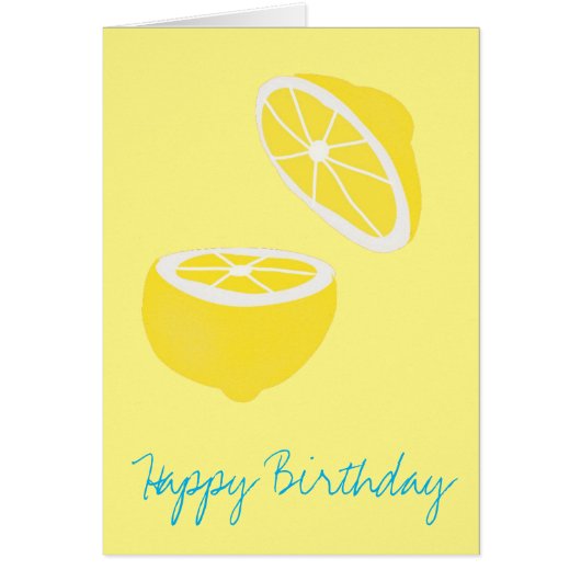 hallo Lemon modern geel fruit (Voorkant)