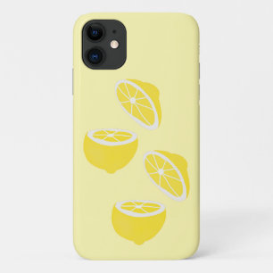 hallo Lemon modern geel fruit iPhone 11 Hoesje
