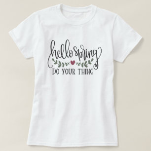 HALLO LENTE, DOE JE DING T-SHIRT