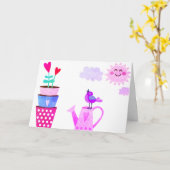 hallo lente kaart (Gele Bloem)