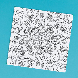 Hallo Lente: kleur je eigen bloem