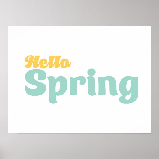 hallo-lente-kunst poster (Voorkant)