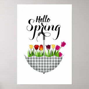 hallo lente moderne kunst voor thuisdecor poster