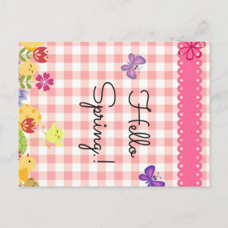 Hallo lente na de kaart! briefkaart