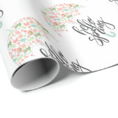 Hallo Lente Paraplu Cadeaupapier (Rol Hoek)