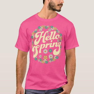 Hallo Lente Trendy Pasen Daisy Bloem Leuke Flora T-shirt