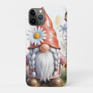 Hallo Lente Tuinkabouter: Schattige Kabouter met V iPhone 11 Pro Hoesje