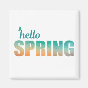 Hallo Lente vlinder koelkastmagneet Magneet