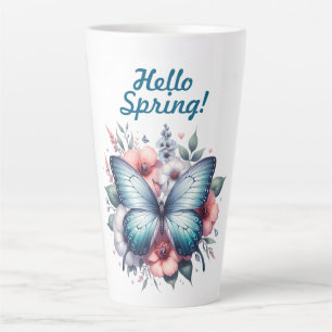 Hallo Lentevlinder-96282 Latte Mok