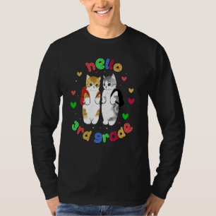 Hallo leuk katten leerling 3e leerjaar terug naar t-shirt
