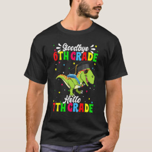 Hallo Leuke laatste dag van school afscheid zesde T-shirt
