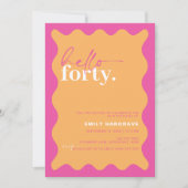 Hallo Levendig verjaardagsfeest Kaart (Voorkant)