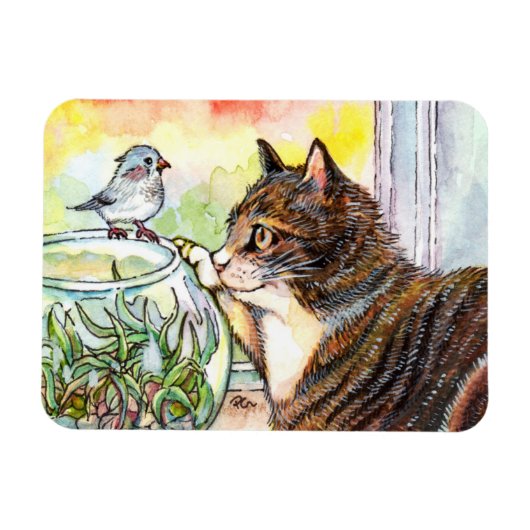 Hallo €? Little Bird Magneet (Horizontaal)