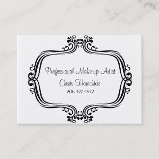 Hallo, make-up artiest, Cheris Homchick Visitekaartje