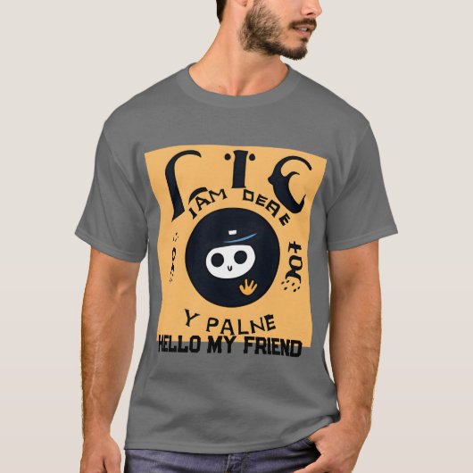 hallo Mannen T-shirt (Voorkant)