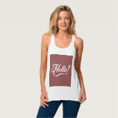  Hallo Marsala Tanktop (Volledige Voorkant)