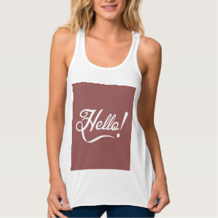 Hallo Marsala Tanktop