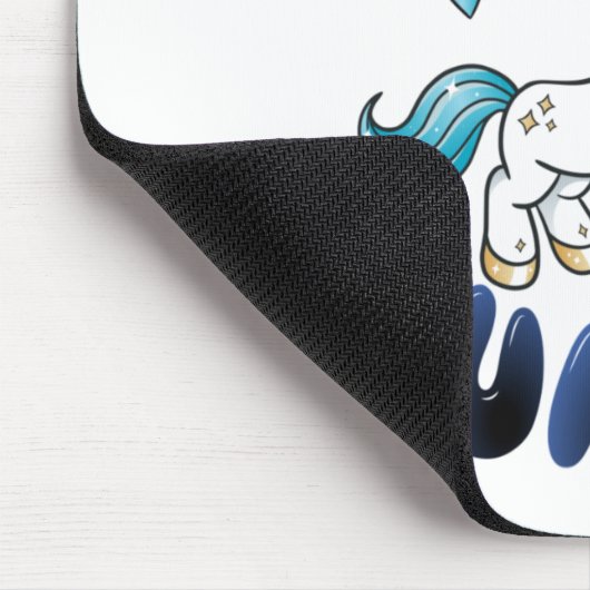 Hallo mens Lief Eenhoorn Muismat (Hoek)