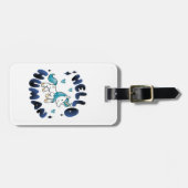 hallo mens Lovely Unicorn Bagagelabel (Voorkant horizontaal)