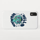 Hallo menselijke Moppige Kat Case-Mate iPhone Case (Achterkant (horizontaal))