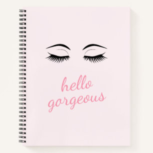 Hallo met Eyelashes Glam Gift Notitieboek