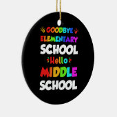 hallo middelbare school Afstuderen basisschool Keramisch Ornament (Rechts)