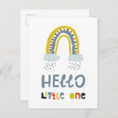 hallo mijn kleine regenboog briefkaart (Voorkant / Achterkant)