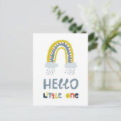 hallo mijn kleine regenboog briefkaart (Staand voorkant)
