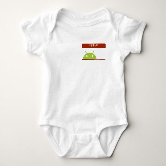 hallo mijn naam is Android Romper (Voorkant)