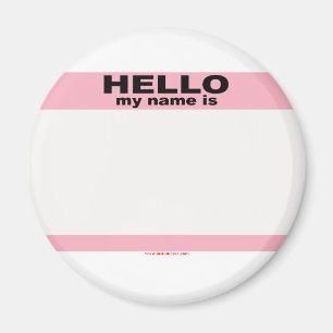 hallo mijn naam is BLANK PINK copy Magneet