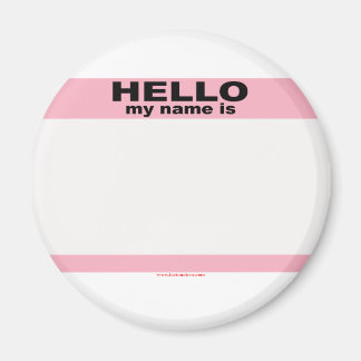hallo mijn naam is BLANK PINK copy Magneet