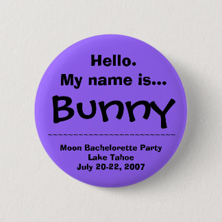 hallo. Mijn naam is Bunny Ronde Button 5,7 Cm