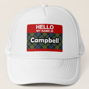 Hallo Mijn Naam is Campbell Schotse Tartan Trucker Pet