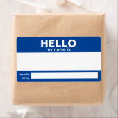 Hallo Mijn naam is.... event badge / sticker / lab (Insitu)