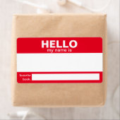 Hallo Mijn naam is.... event badge / sticker / lab (Insitu)