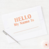 hallo mijn naam is het Label reüpert de Klasse Mee (Envelop)