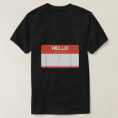 hallo mijn naam is het lege Shirt van het Ontwerp (Design voorkant)