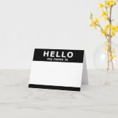 hallo mijn naam is kaart (Gele Bloem)