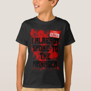 Hallo Mijn Naam Is Karen Bloody Grappige Halloween T-shirt