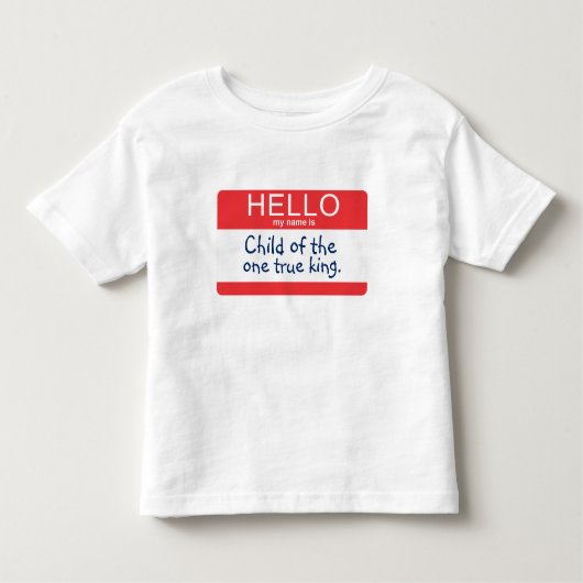 hallo mijn naam is... kinder shirts (Voorkant)