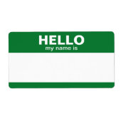 hallo mijn naam is — klassieke labels (Voorkant)