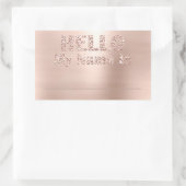 hallo mijn naam is Label Revakbonden klasse vergad (Tas)